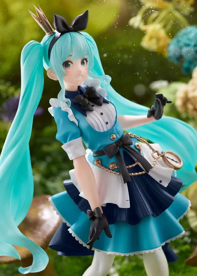 Vocaloid PVC PRincess AMP Hatsune Miku Alice Ver. szobor figura 18 cm termékfotó