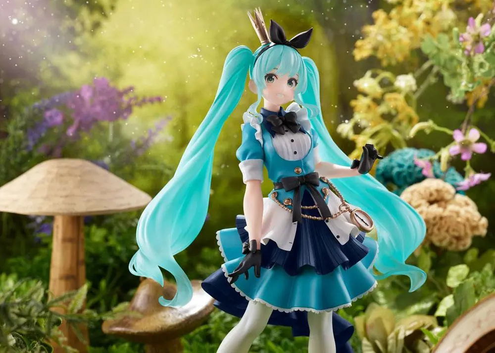 Vocaloid PVC PRincess AMP Hatsune Miku Alice Ver. szobor figura 18 cm termékfotó