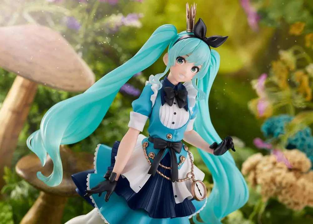 Vocaloid PVC PRincess AMP Hatsune Miku Alice Ver. szobor figura 18 cm termékfotó