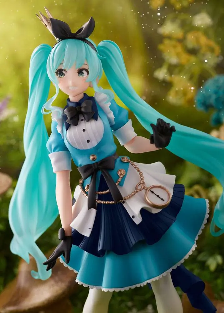Vocaloid PVC PRincess AMP Hatsune Miku Alice Ver. szobor figura 18 cm termékfotó