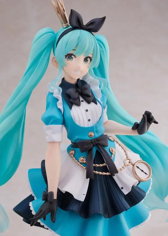 Vocaloid PVC PRincess AMP Hatsune Miku Alice Ver. szobor figura 18 cm termékfotó