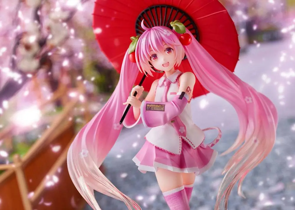Vocaloid Sakura Miku 2nd Season New Written Japanese Umbrella Ver. PVC szobor figura 20 cm termékfotó