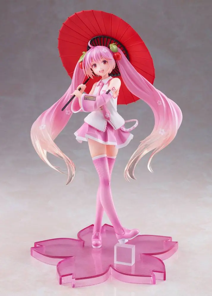 Vocaloid Sakura Miku 2nd Season New Written Japanese Umbrella Ver. PVC szobor figura 20 cm termékfotó