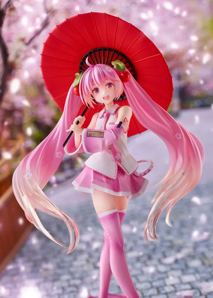 Vocaloid Sakura Miku 2nd Season New Written Japanese Umbrella Ver. PVC szobor figura 20 cm termékfotó