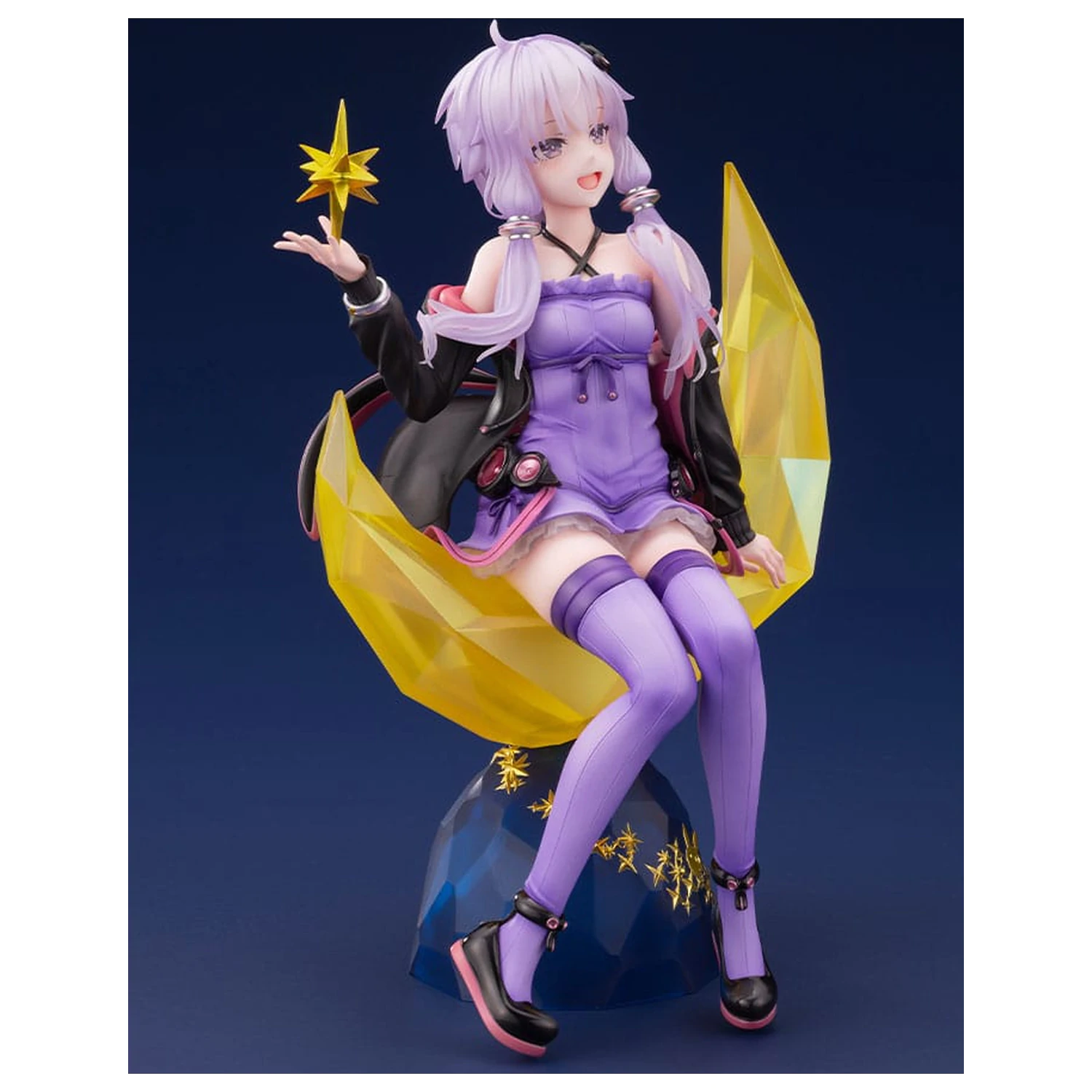 Vocalomakets 1/7 Yuzuki Yukari PVC szobor figura 21 cm termékfotó