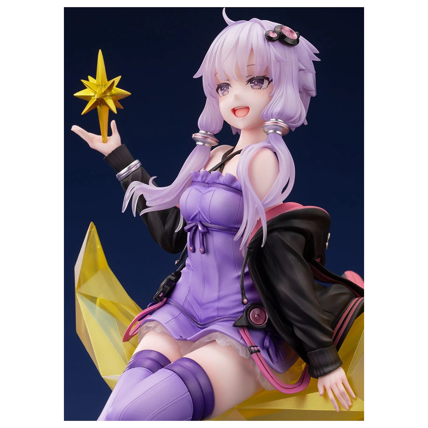 Vocalomakets 1/7 Yuzuki Yukari PVC szobor figura 21 cm termékfotó