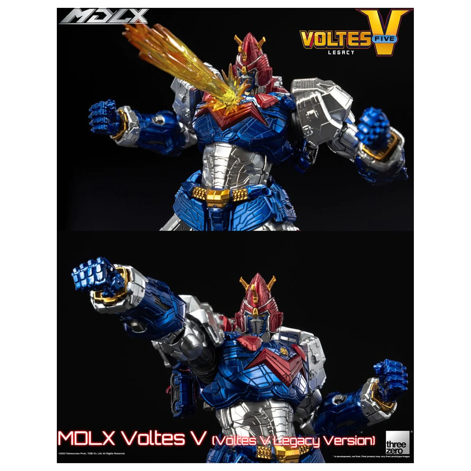 Voltes V MDLX Voltes V (Voltes V Legacy Version) akciófigura 15 cm termékfotó