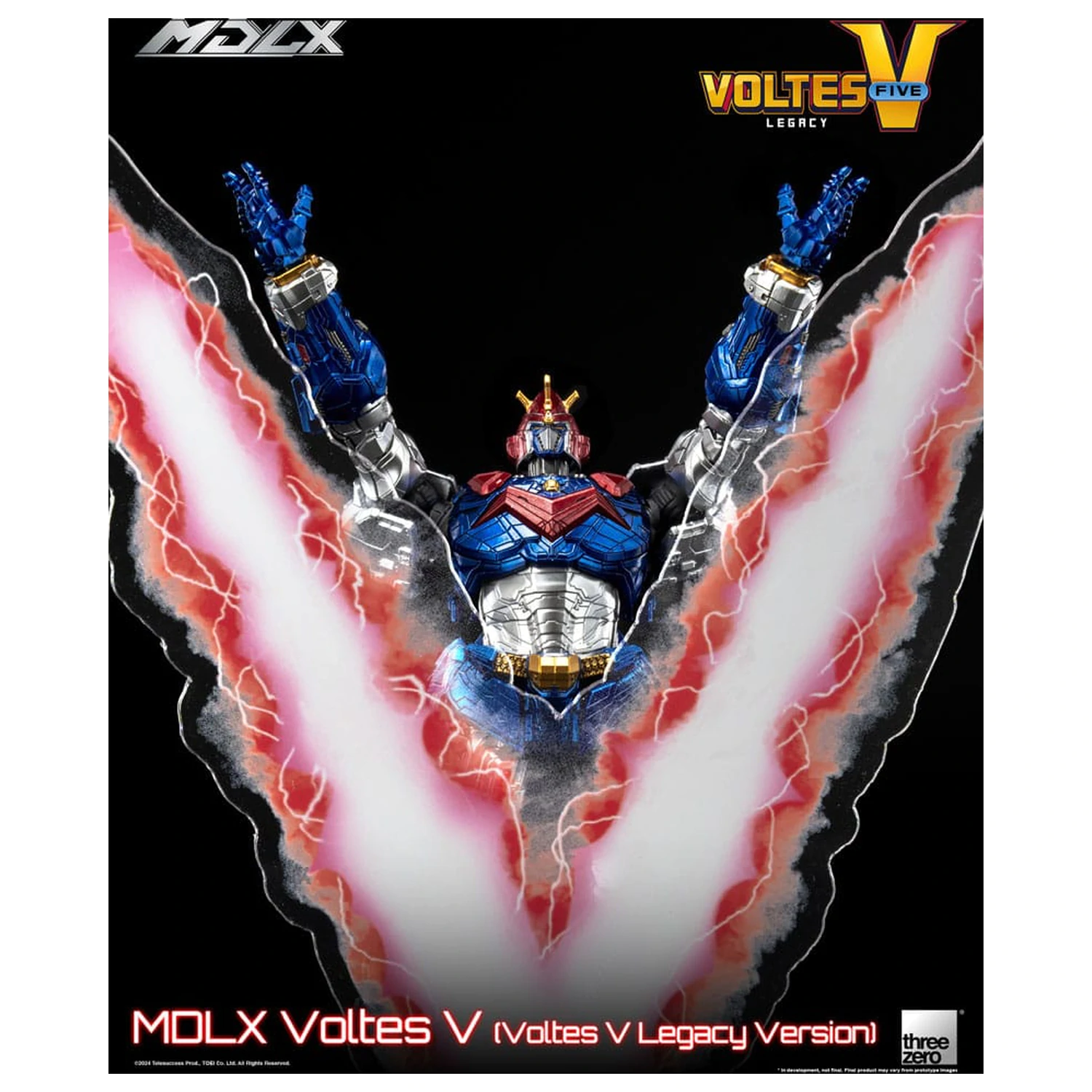 Voltes V MDLX Voltes V (Voltes V Legacy Version) akciófigura 15 cm termékfotó