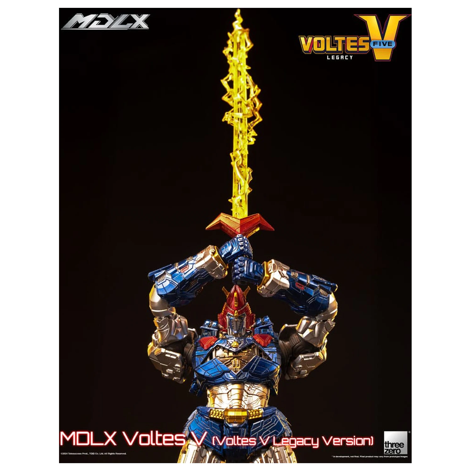 Voltes V MDLX Voltes V (Voltes V Legacy Version) akciófigura 15 cm termékfotó