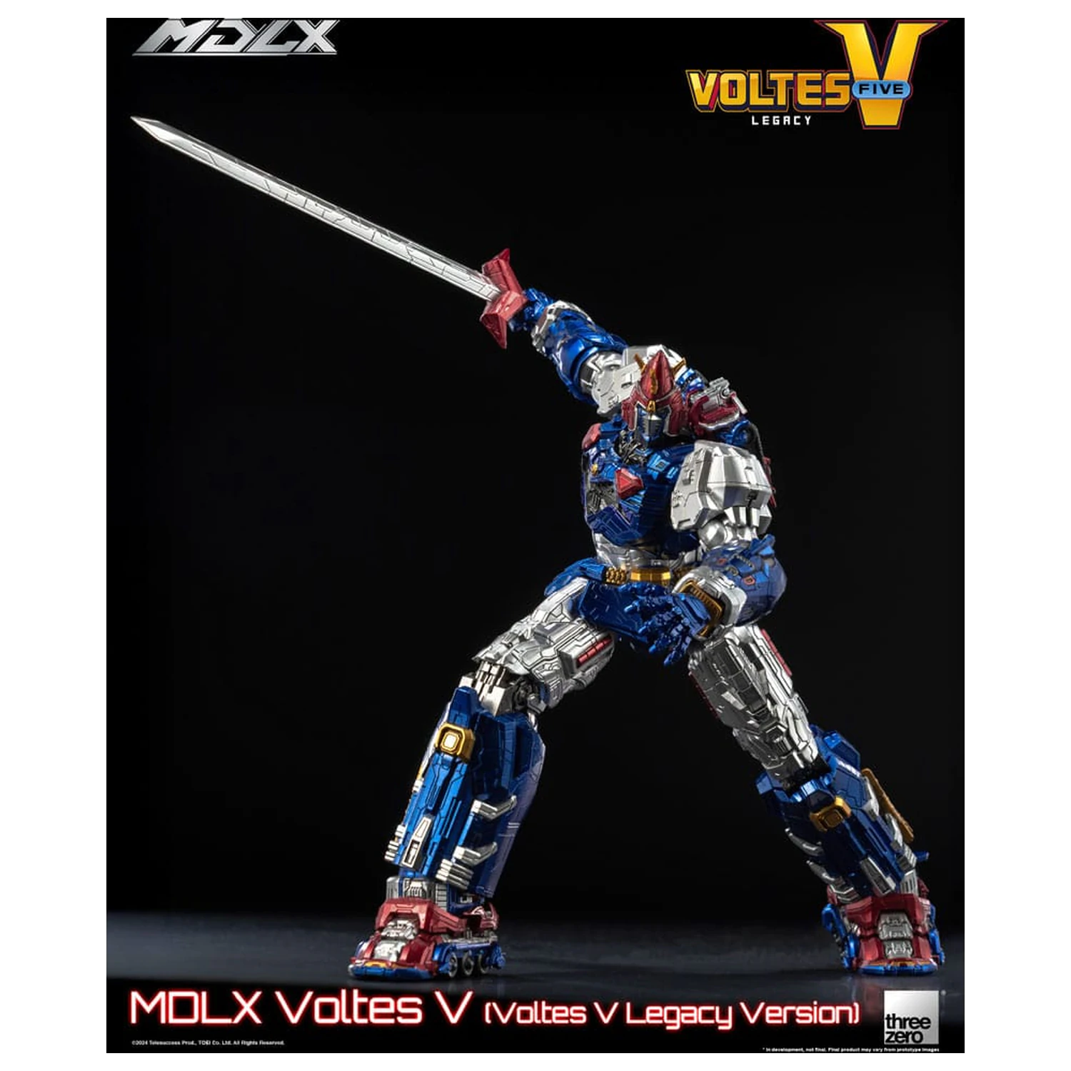 Voltes V MDLX Voltes V (Voltes V Legacy Version) akciófigura 15 cm termékfotó