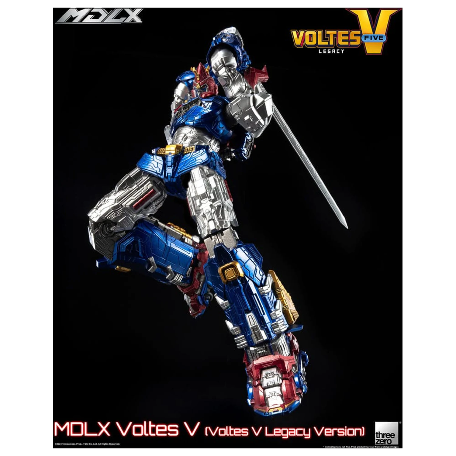 Voltes V MDLX Voltes V (Voltes V Legacy Version) akciófigura 15 cm termékfotó