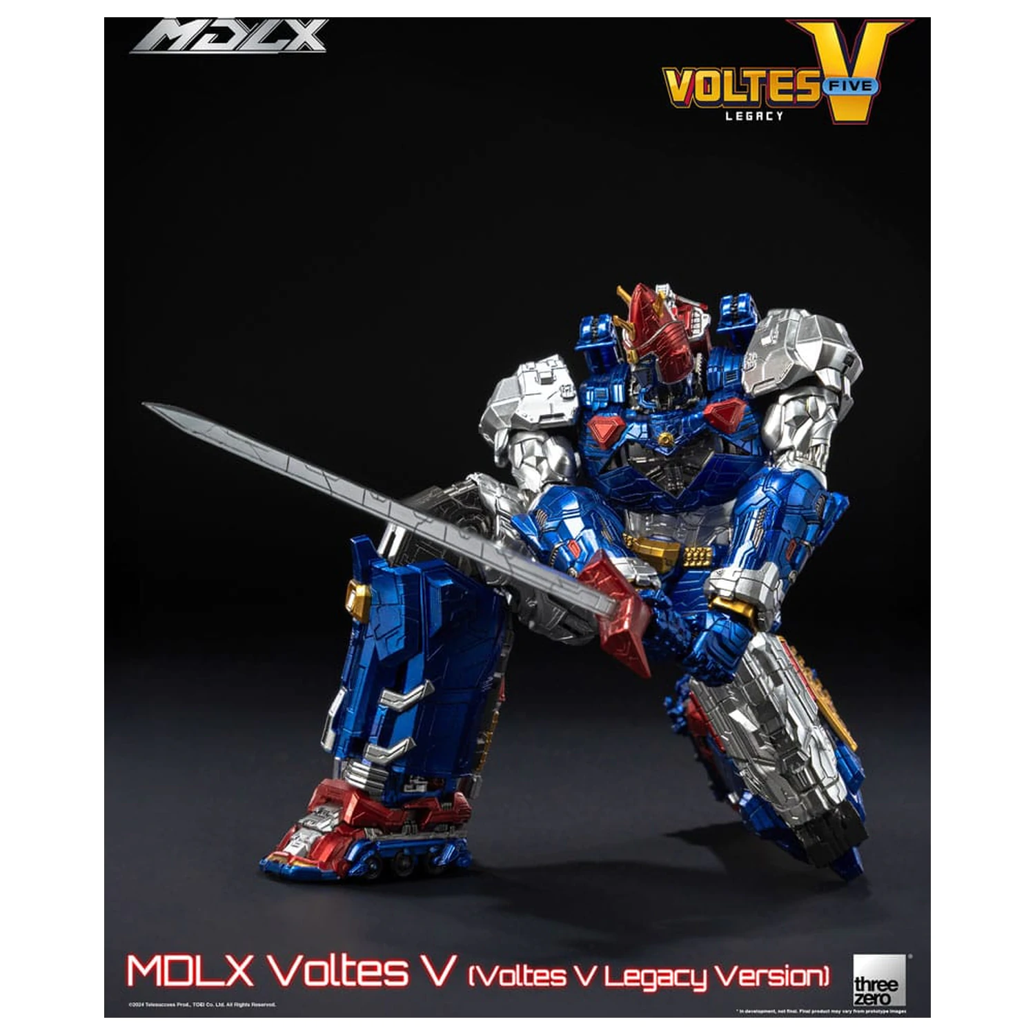 Voltes V MDLX Voltes V (Voltes V Legacy Version) akciófigura 15 cm termékfotó