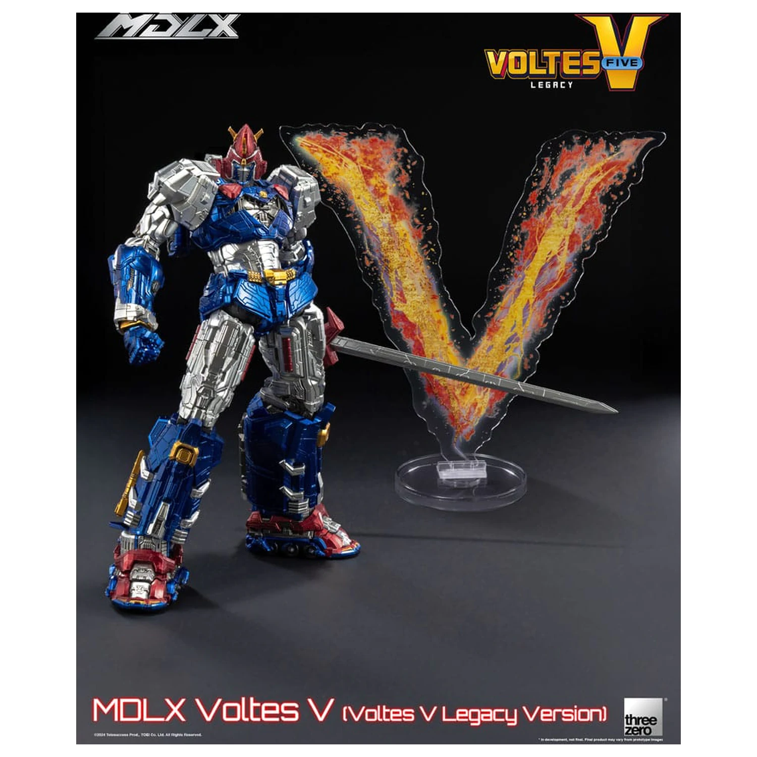 Voltes V MDLX Voltes V (Voltes V Legacy Version) akciófigura 15 cm termékfotó