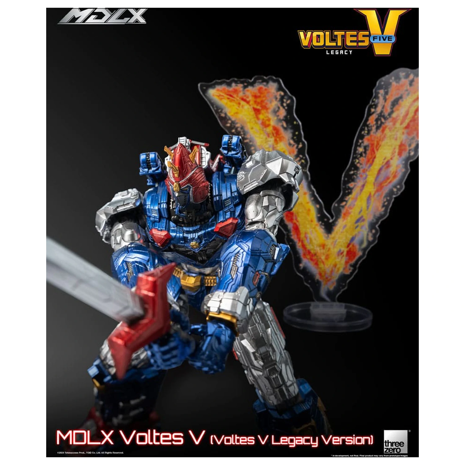 Voltes V MDLX Voltes V (Voltes V Legacy Version) akciófigura 15 cm termékfotó