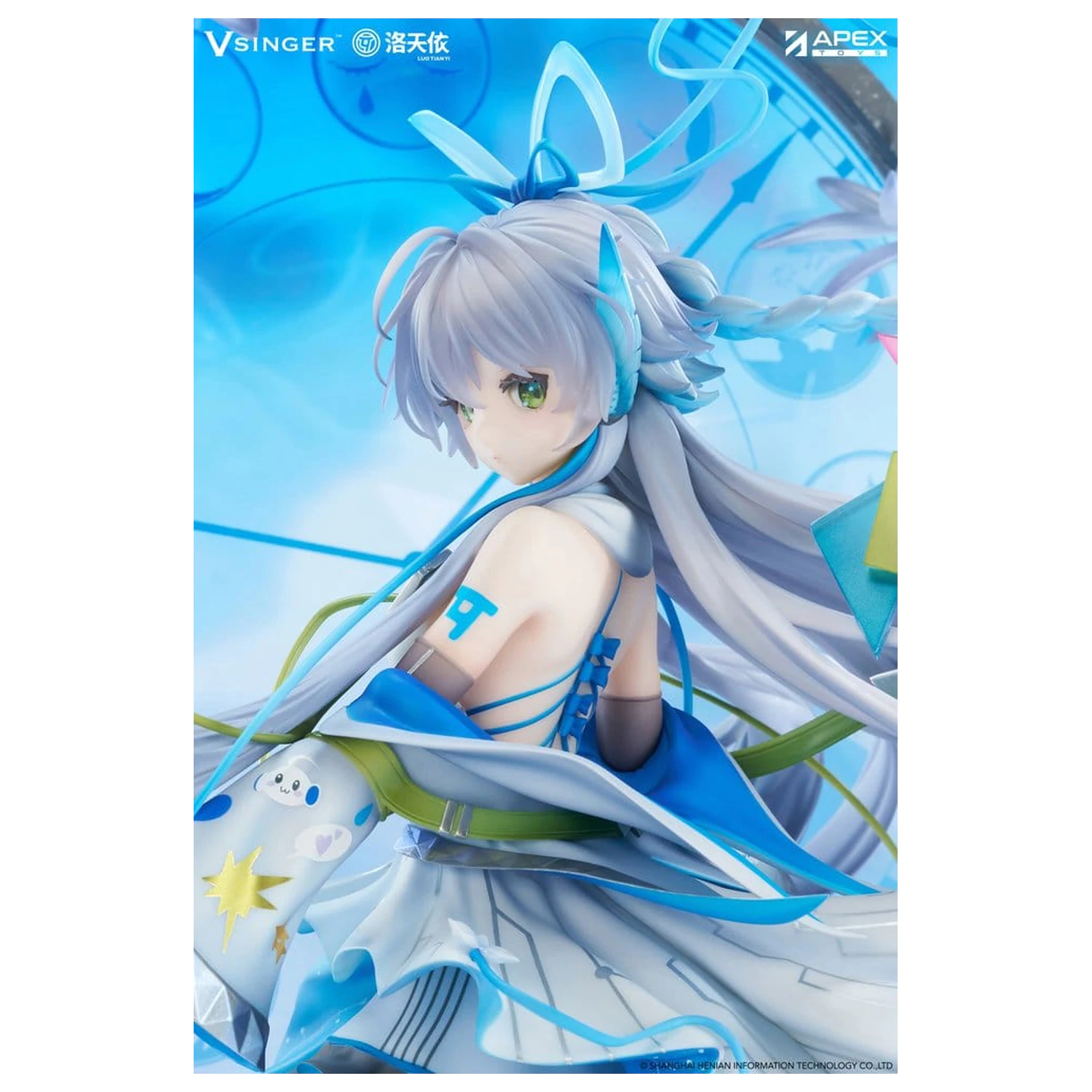Vsinger 1/7 Luo Tianyi 12th Anniversary Ver. PVC szobor figura 34 cm           termékfotó