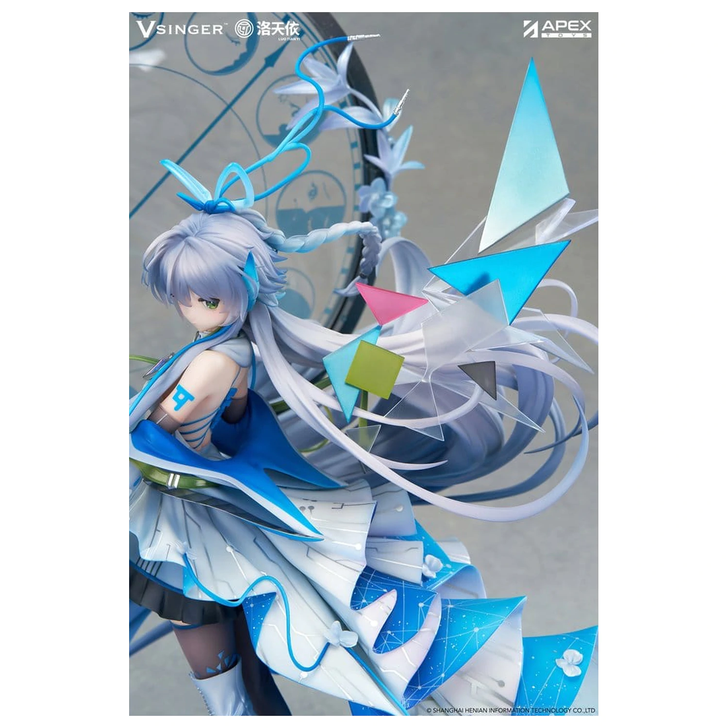 Vsinger 1/7 Luo Tianyi 12th Anniversary Ver. PVC szobor figura 34 cm           termékfotó