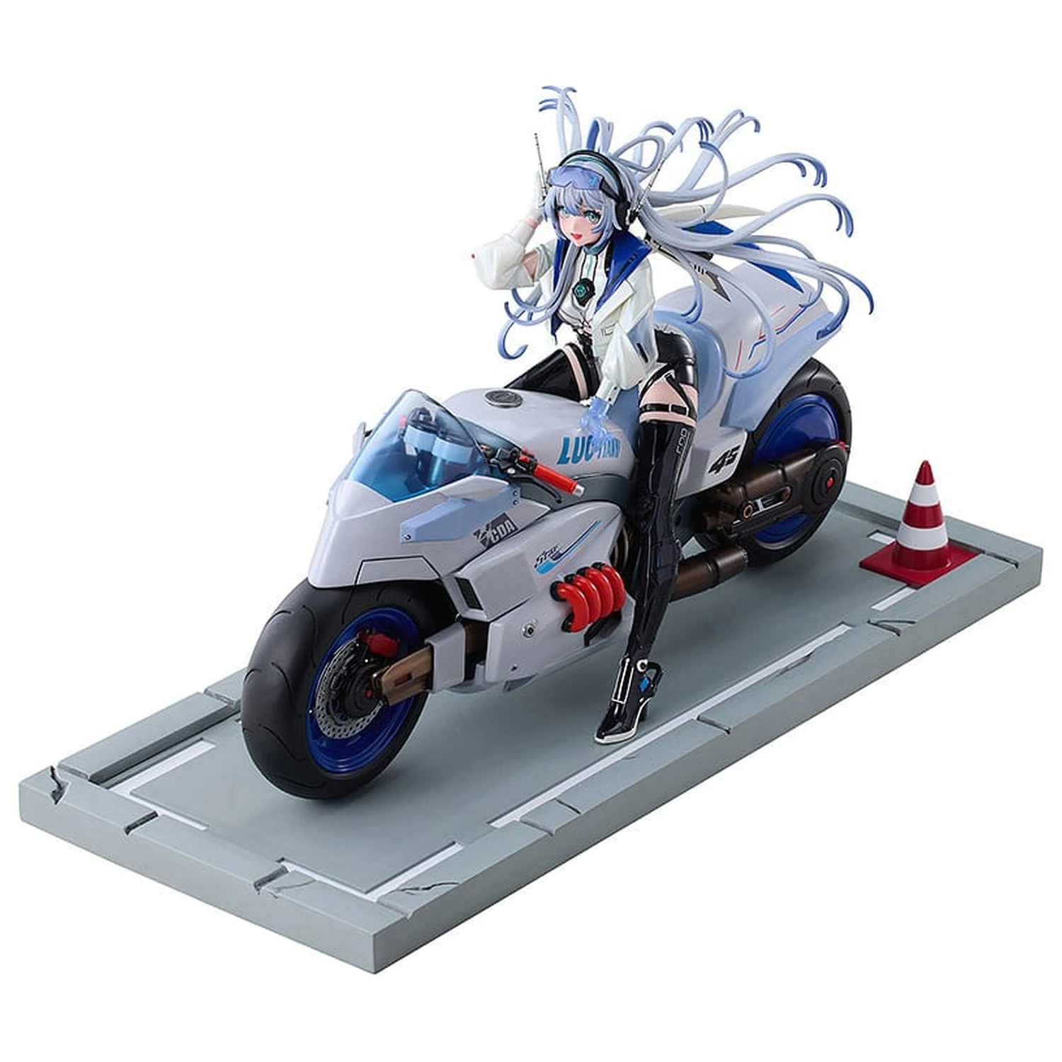 Vsinger 1/7 Vsinger Luo Tianyi Retro-Future Storm Driver Ver. PVC szobor figura 23 cm termékfotó