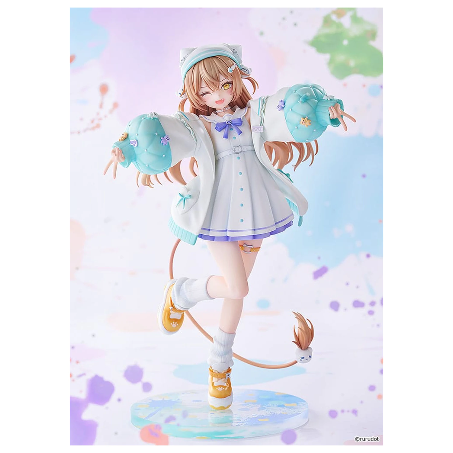 VTuber 1/7 Rurudo Lion Pastel Oniku Ver. PVC szobor figura 25 cm  termékfotó