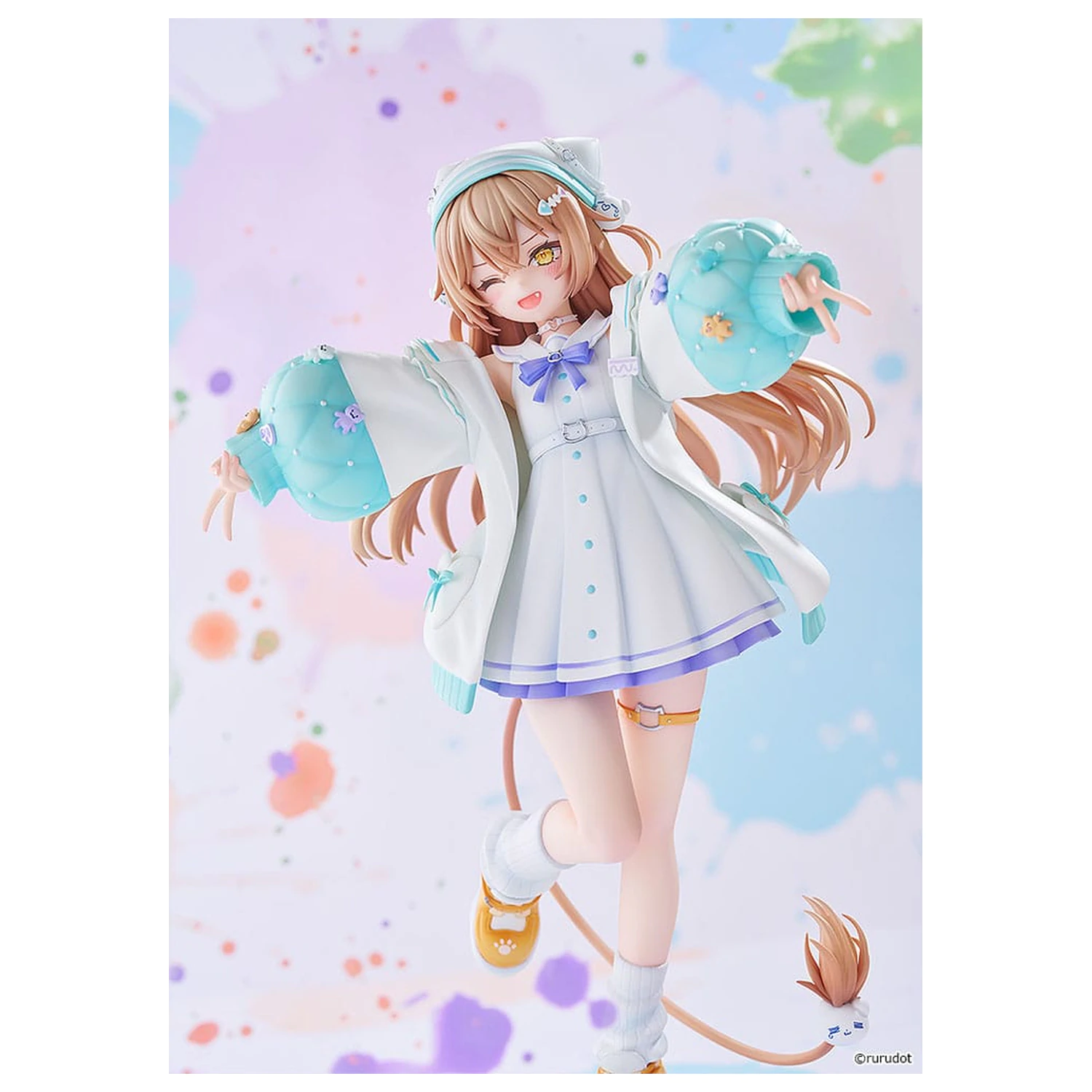 VTuber 1/7 Rurudo Lion Pastel Oniku Ver. PVC szobor figura 25 cm  termékfotó