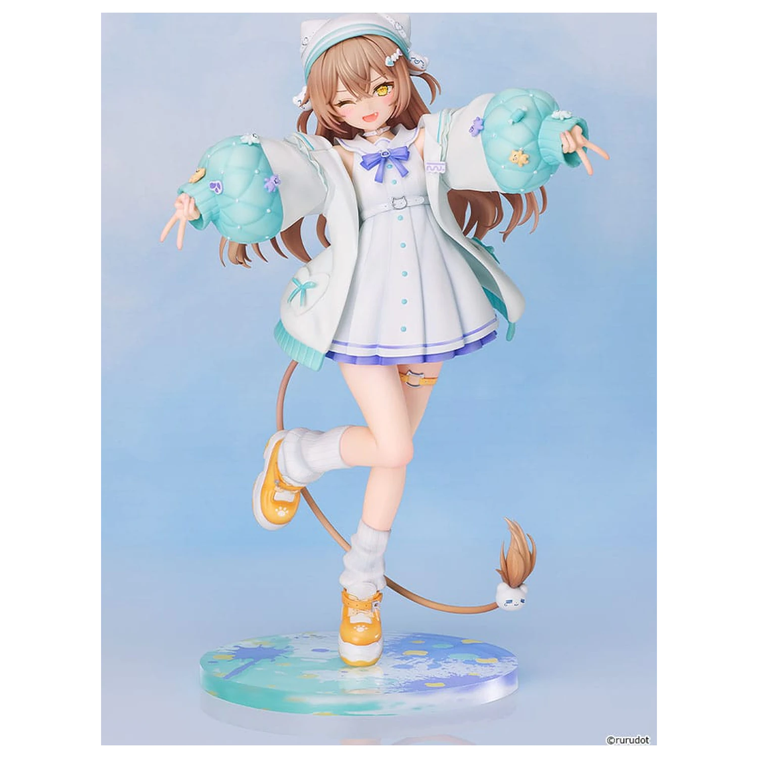 VTuber 1/7 Rurudo Lion Pastel Oniku Ver. PVC szobor figura 25 cm  termékfotó