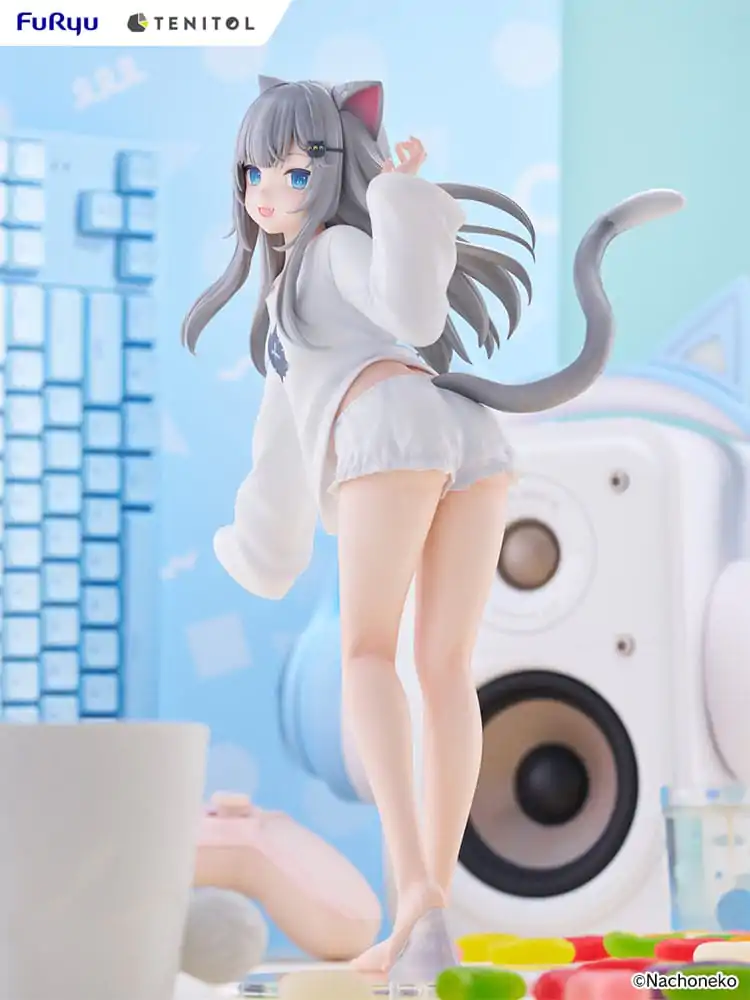 VTuber Tenitol Tall Nachoneko PVC szobor figura 30 cm termékfotó