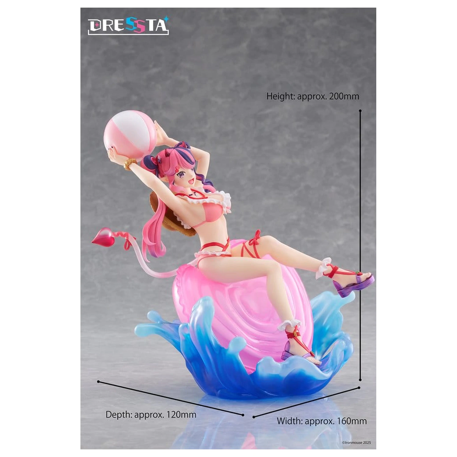 VTuber Dressta Ironmouse PVC szobor figura 20 cm termékfotó