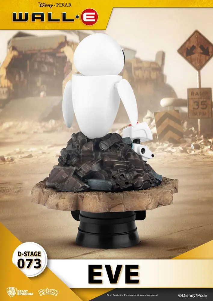 Wall-E D-Stage Eve PVC Diorama szobor figura 14 cm termékfotó
