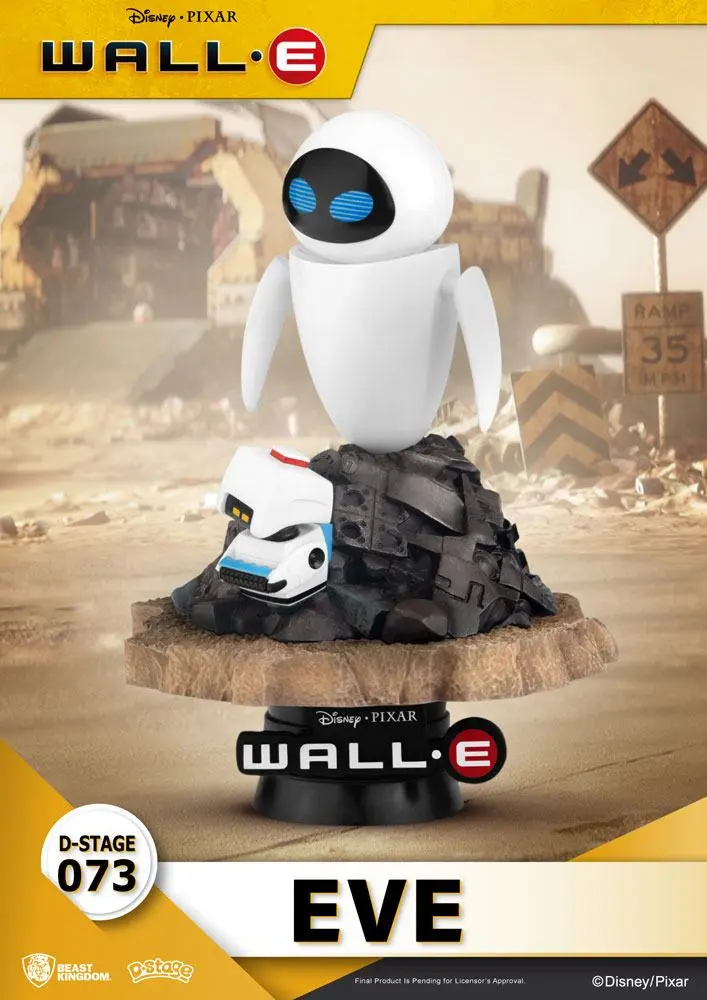 Wall-E D-Stage Eve PVC Diorama szobor figura 14 cm termékfotó