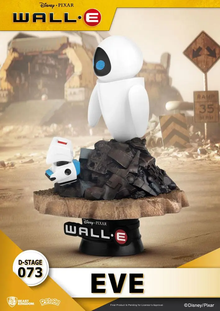 Wall-E D-Stage Eve PVC Diorama szobor figura 14 cm termékfotó