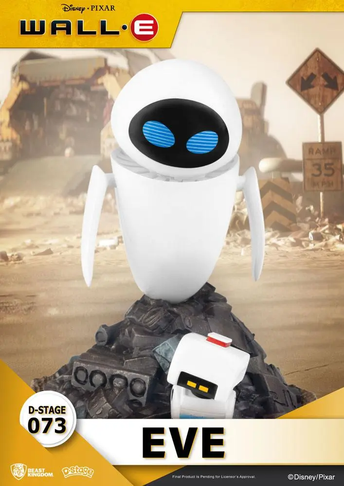 Wall-E D-Stage Eve PVC Diorama szobor figura 14 cm termékfotó