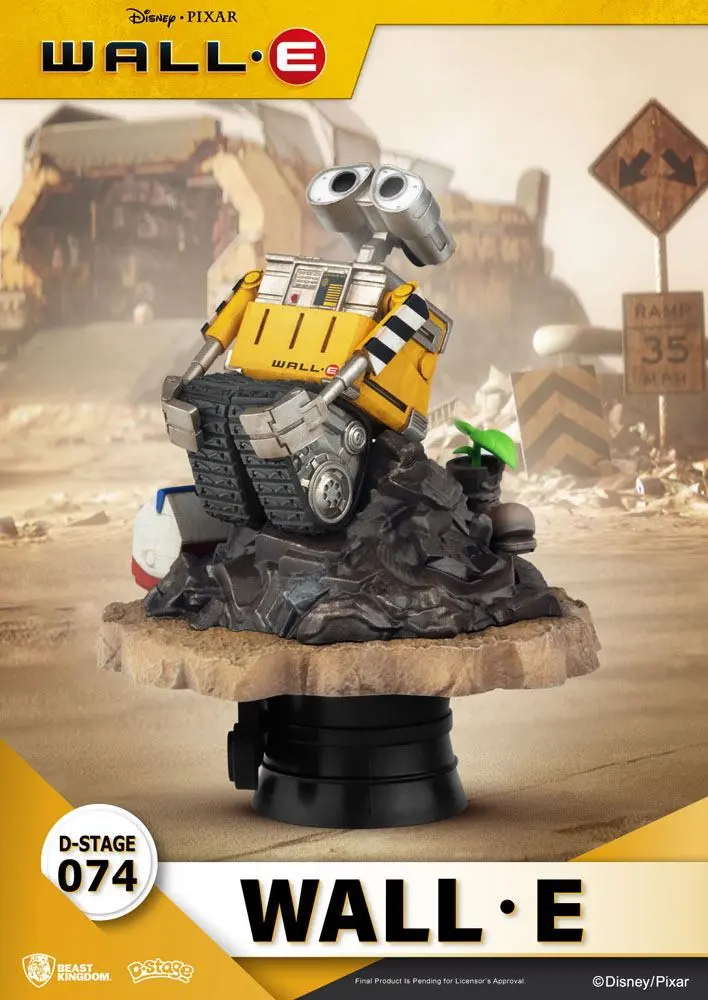 Wall-E D-Stage Wall-E PVC Diorama szobor figura 14 cm termékfotó