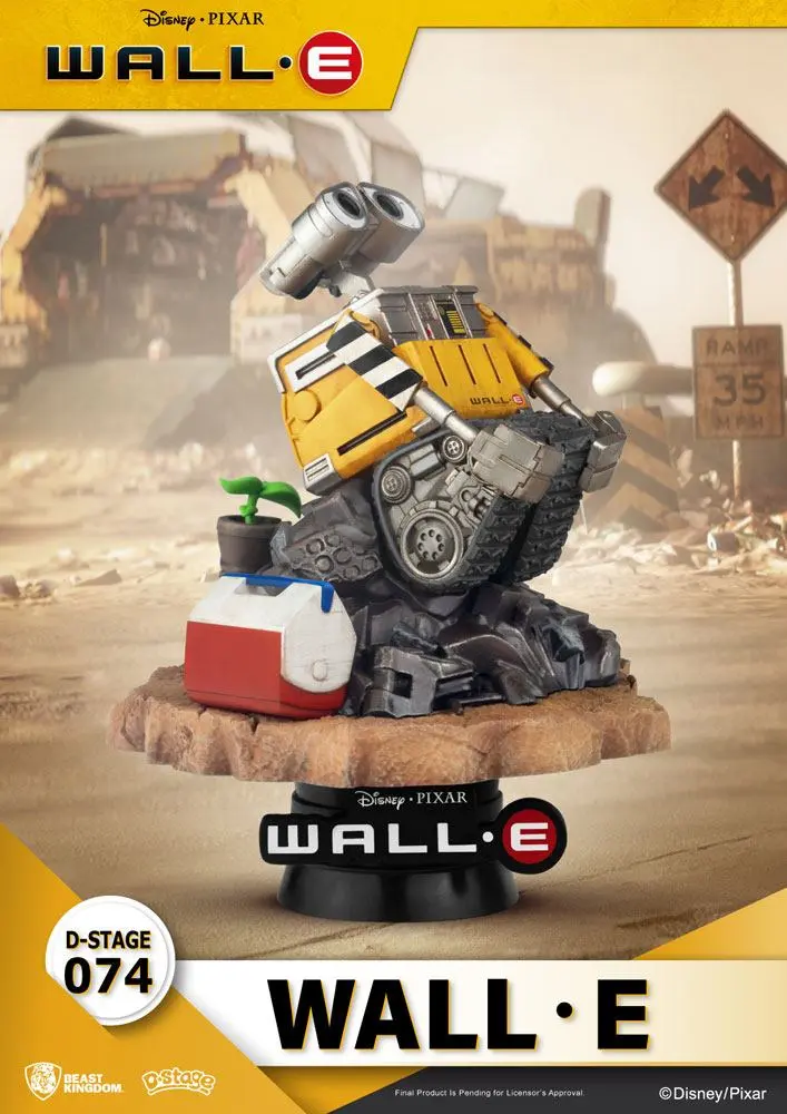 Wall-E D-Stage Wall-E PVC Diorama szobor figura 14 cm termékfotó