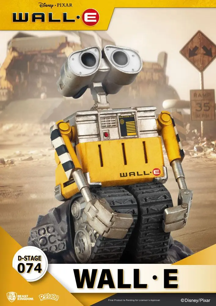 Wall-E D-Stage Wall-E PVC Diorama szobor figura 14 cm termékfotó