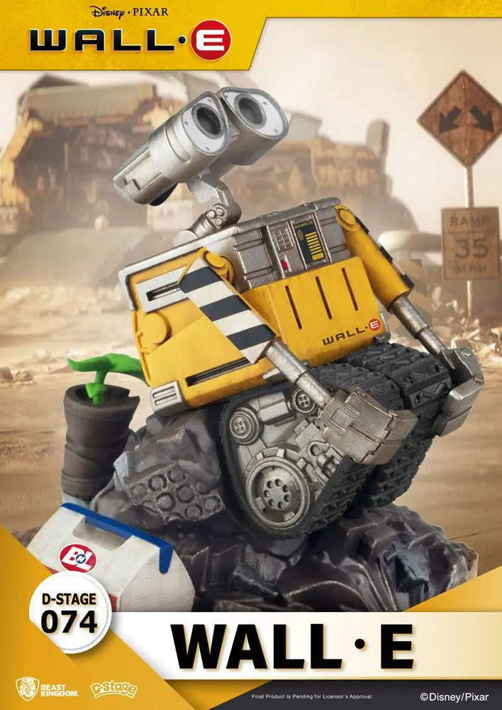 Wall-E D-Stage Wall-E PVC Diorama szobor figura 14 cm termékfotó