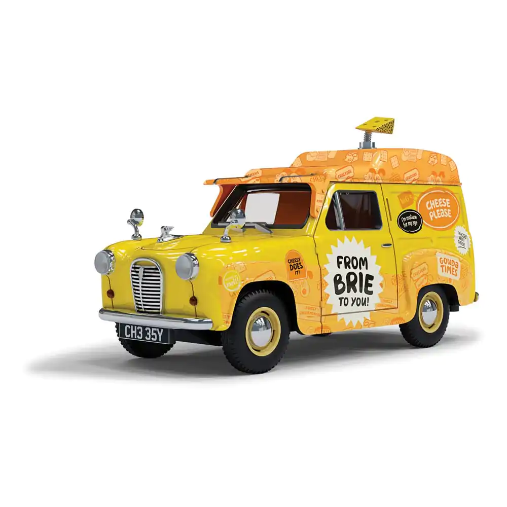 Wallace &amp; Gromit Die Cast Model 1/43 Austin A35 Van - Cheese Please! Delivery Van termékfotó