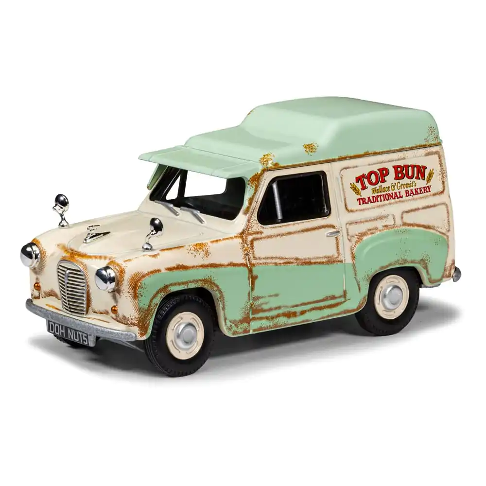 Wallace &amp; Gromit Die Cast Model 1/43 Austin A35 Van Collection - Cheese Please!, Top Bun, Spick &amp; Spanmobile termékfotó