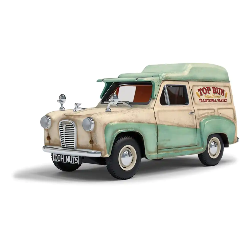 Wallace &amp; Gromit Die Cast Model 1/43 Austin A35 Van Collection - Cheese Please!, Top Bun, Spick &amp; Spanmobile termékfotó