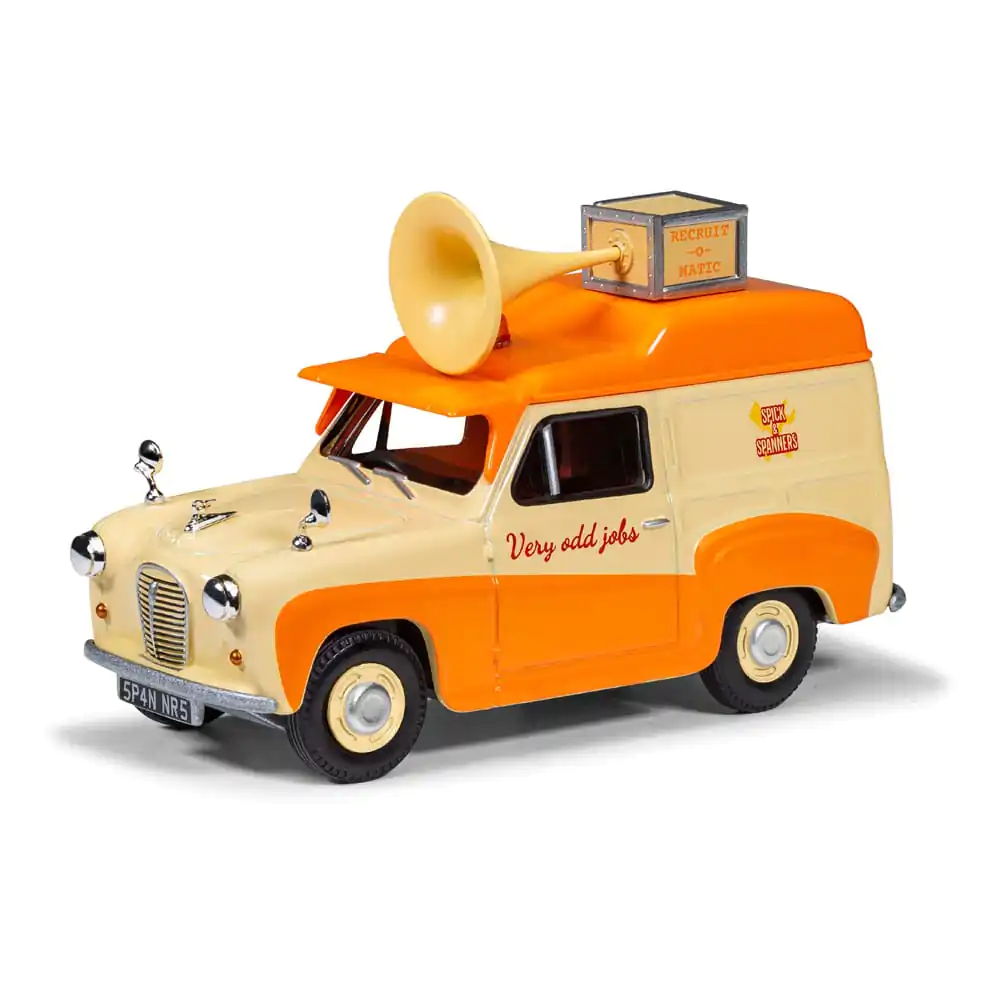 Wallace &amp; Gromit Die Cast Model 1/43 Austin A35 Van Collection - Cheese Please!, Top Bun, Spick &amp; Spanmobile termékfotó