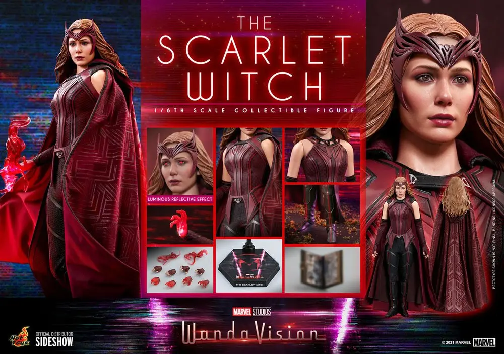 WandaVision 1/6 The Scarlet Witch akciófigura 28 cm termékfotó