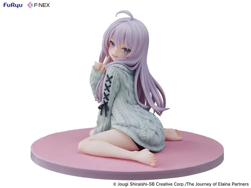 Wandering Witch: The Journey of Elaina 1/7 Elaina knit ver. PVC szobor figura 30 cm termékfotó