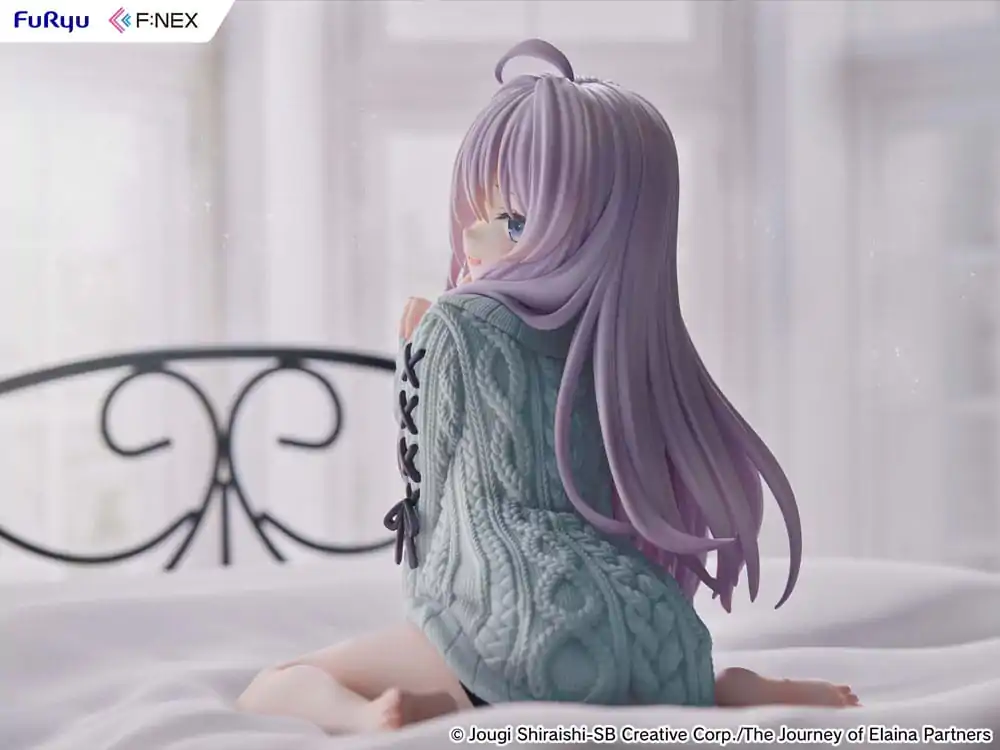 Wandering Witch: The Journey of Elaina 1/7 Elaina knit ver. PVC szobor figura 30 cm termékfotó