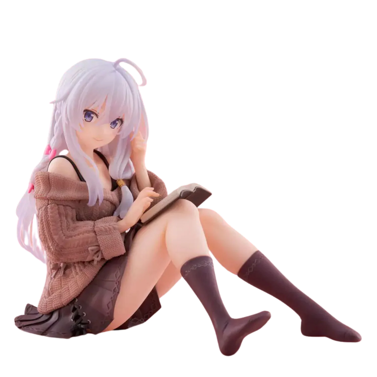 Wandering Witch: The Journey of Elaina Desktop Cute Figure Elaina Casual Clothes Ver. PVC szobor figura 13 cm termékfotó