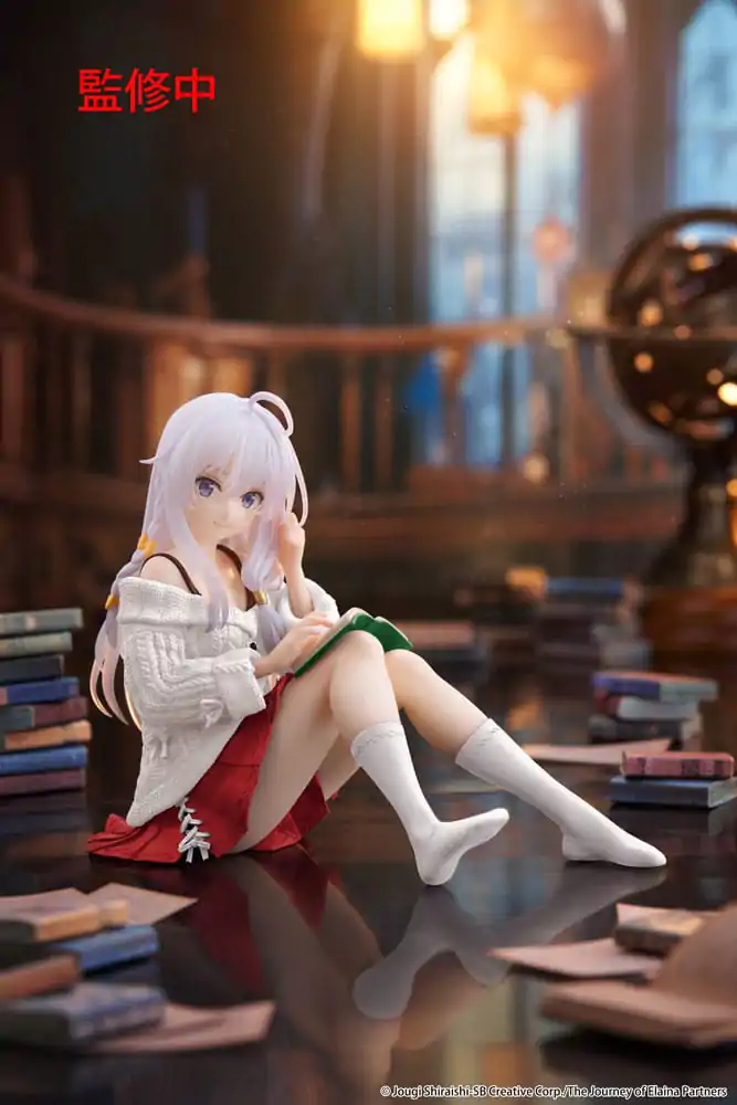 Wandering Witch: The Journey of Elaina Desktop Cute Figure Elaina Casual Clothes Ver. Renewal PVC szobor figura 13 cm    termékfotó