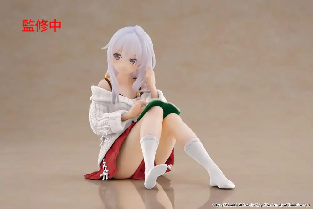 Wandering Witch: The Journey of Elaina Desktop Cute Figure Elaina Casual Clothes Ver. Renewal PVC szobor figura 13 cm    termékfotó