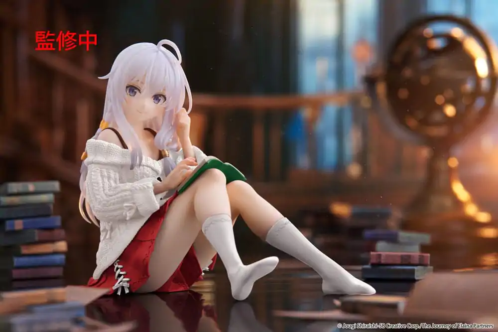 Wandering Witch: The Journey of Elaina Desktop Cute Figure Elaina Casual Clothes Ver. Renewal PVC szobor figura 13 cm    termékfotó