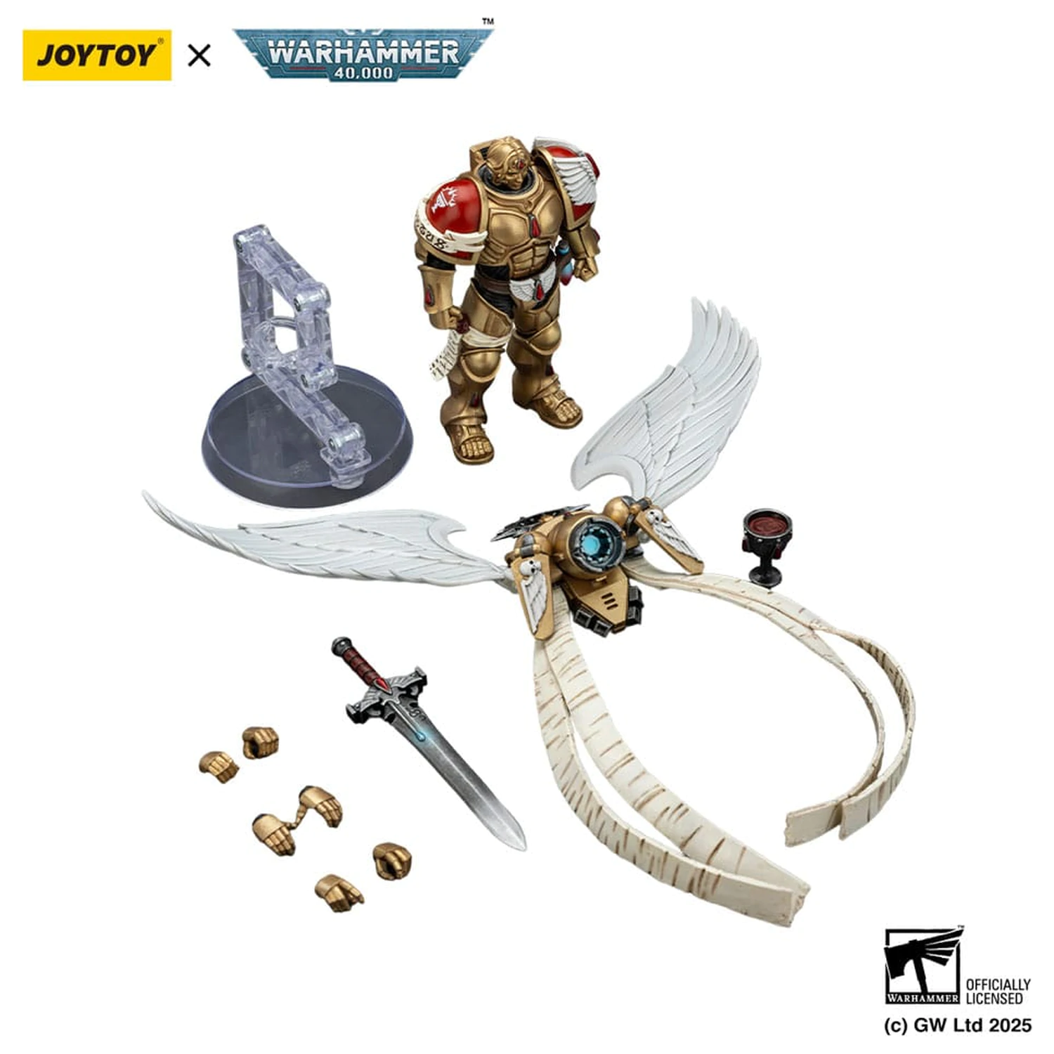 Warhammer 40,000 1/18 Blood Angels The Sanguinor with Encarmine Broadsword akciófigura 12 cm termékfotó