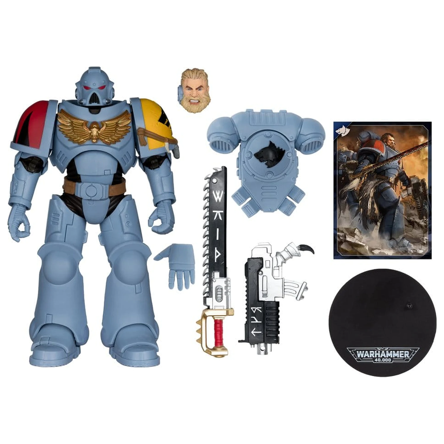 Warhammer 40,000 akciófigura Grey Hunter (Space Wolves) 18 cm termékfotó