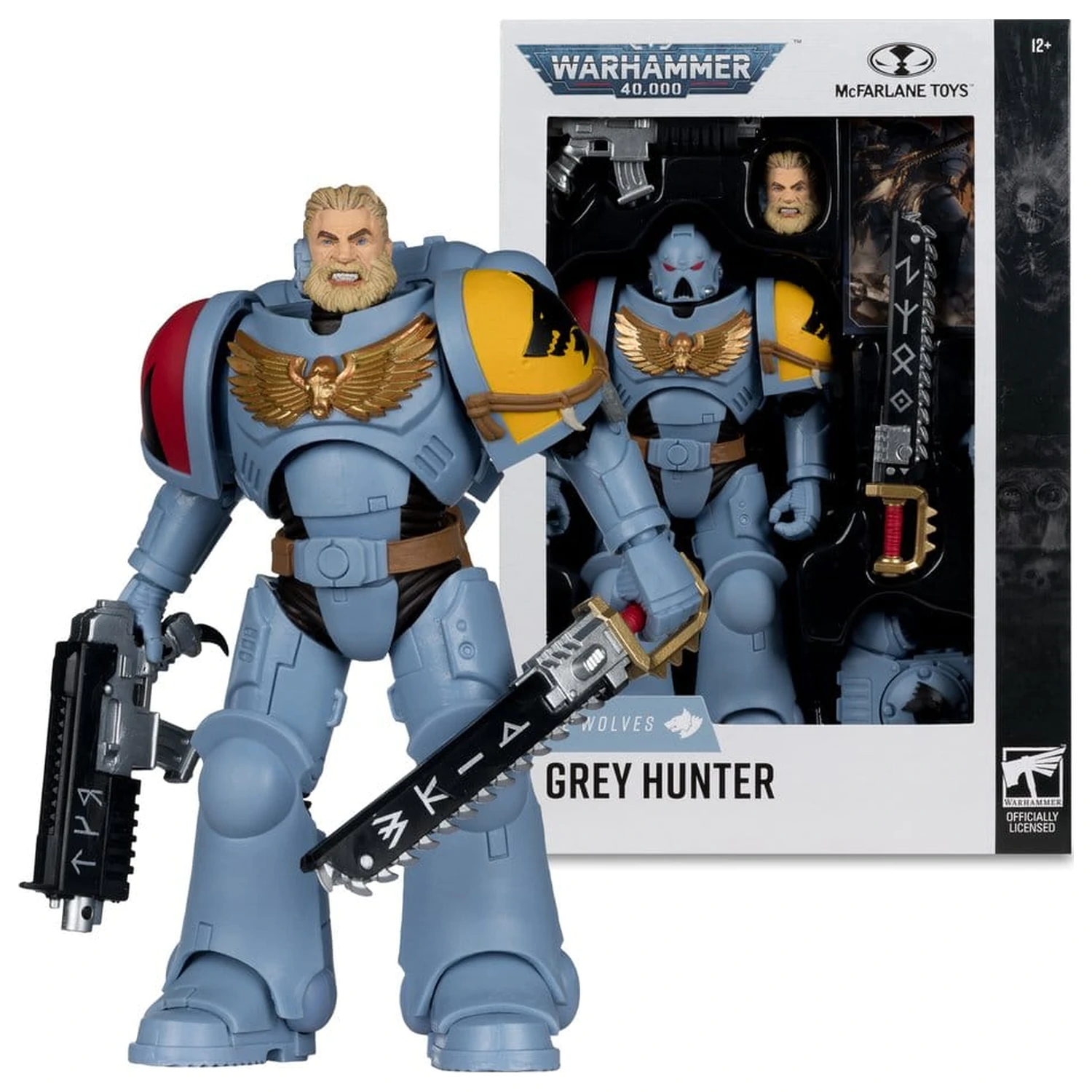 Warhammer 40,000 akciófigura Grey Hunter (Space Wolves) 18 cm termékfotó