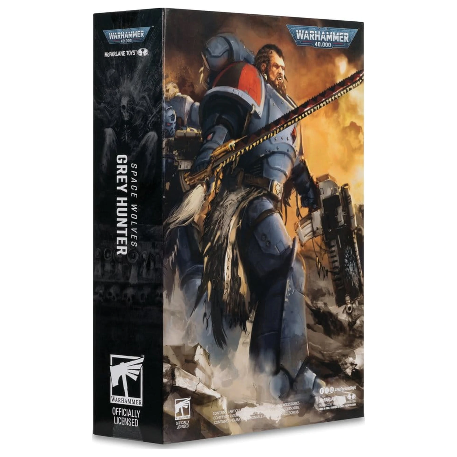 Warhammer 40,000 akciófigura Grey Hunter (Space Wolves) 18 cm termékfotó