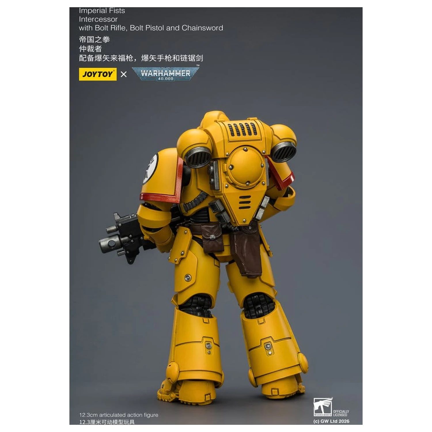 Warhammer 40,000 akciófigura Imperial Fists Intercessor 12 cm termékfotó